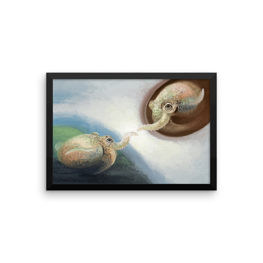 The Creation of Squadam framed print