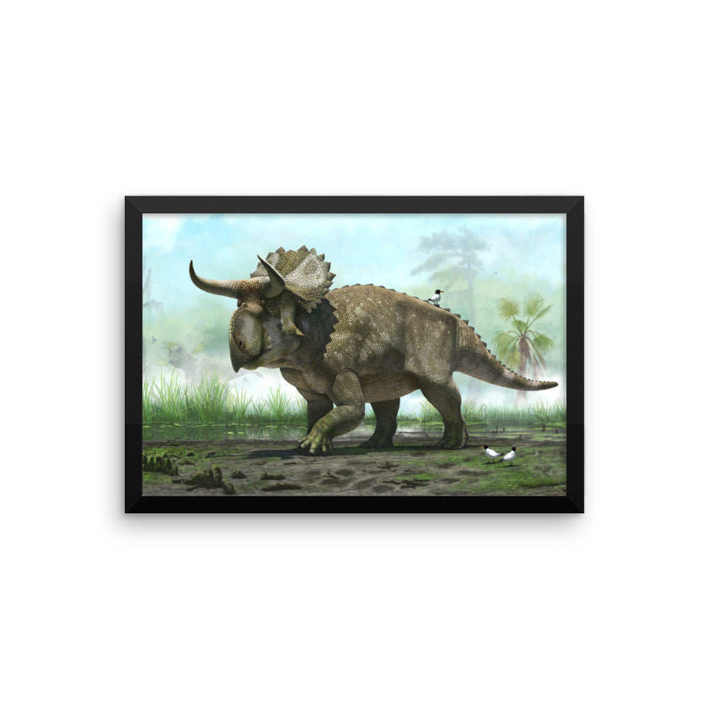 Nasutoceratops framed print