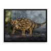 Ankylosaurus framed print