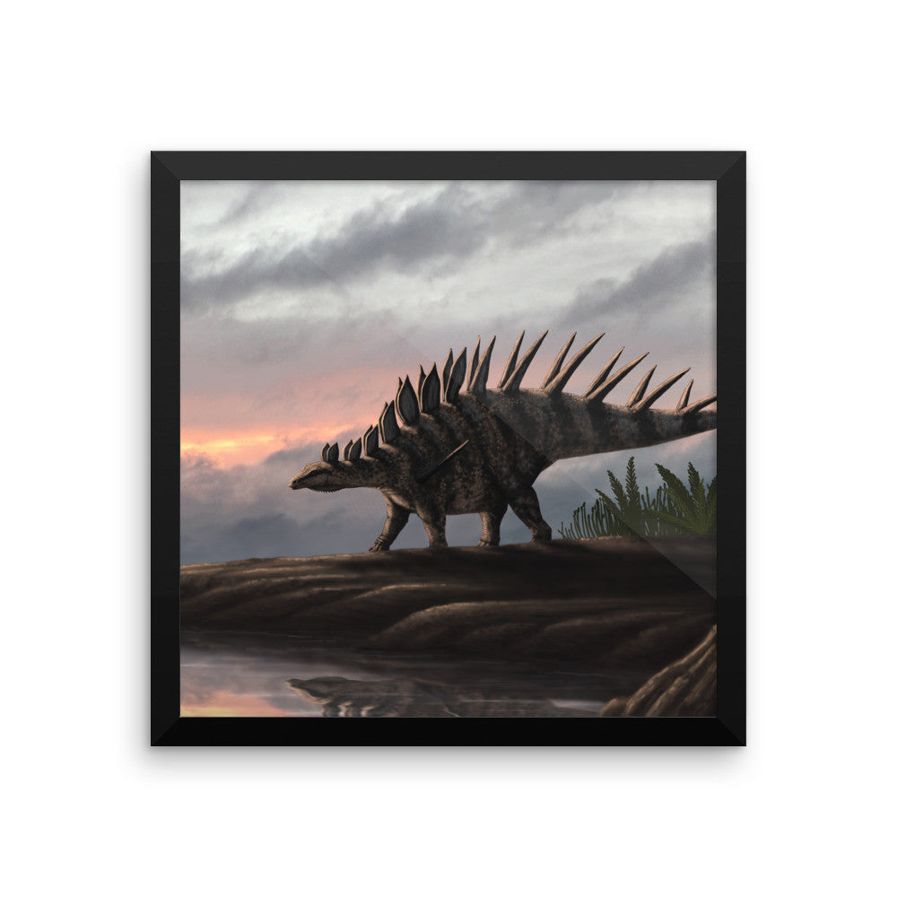 Kentrosaurus framed print