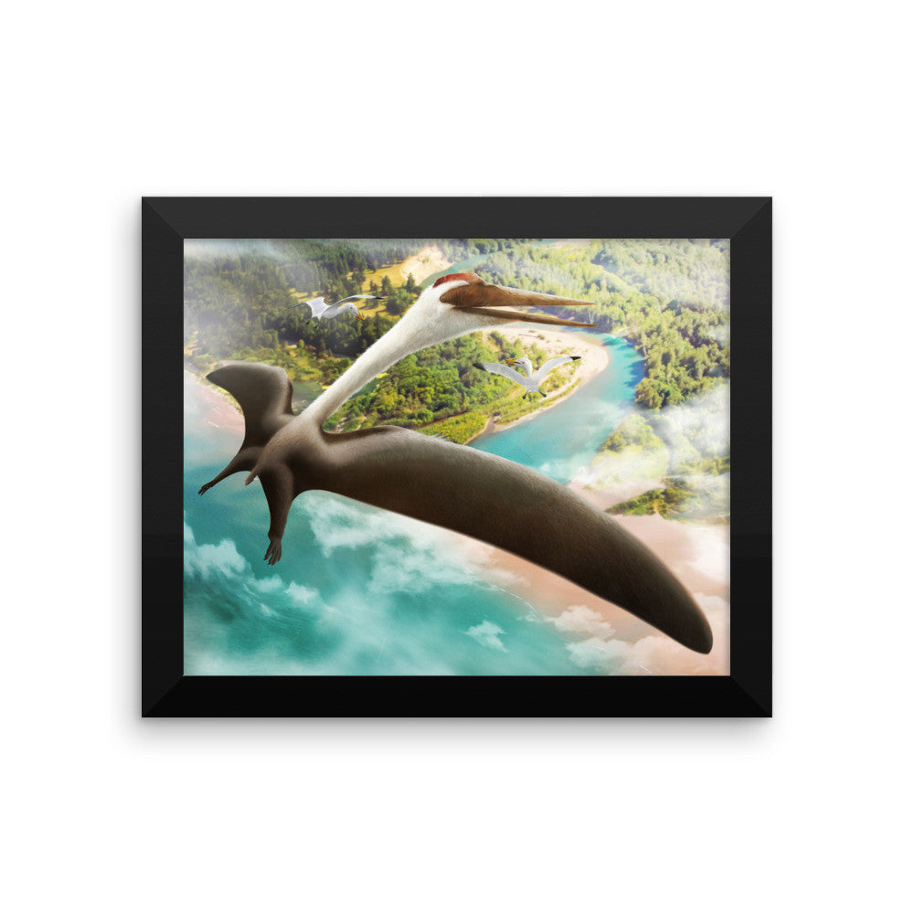 Quetzalcoatlus framed print