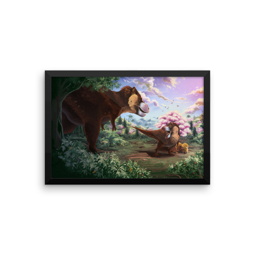 Tyrannosaurus framed print