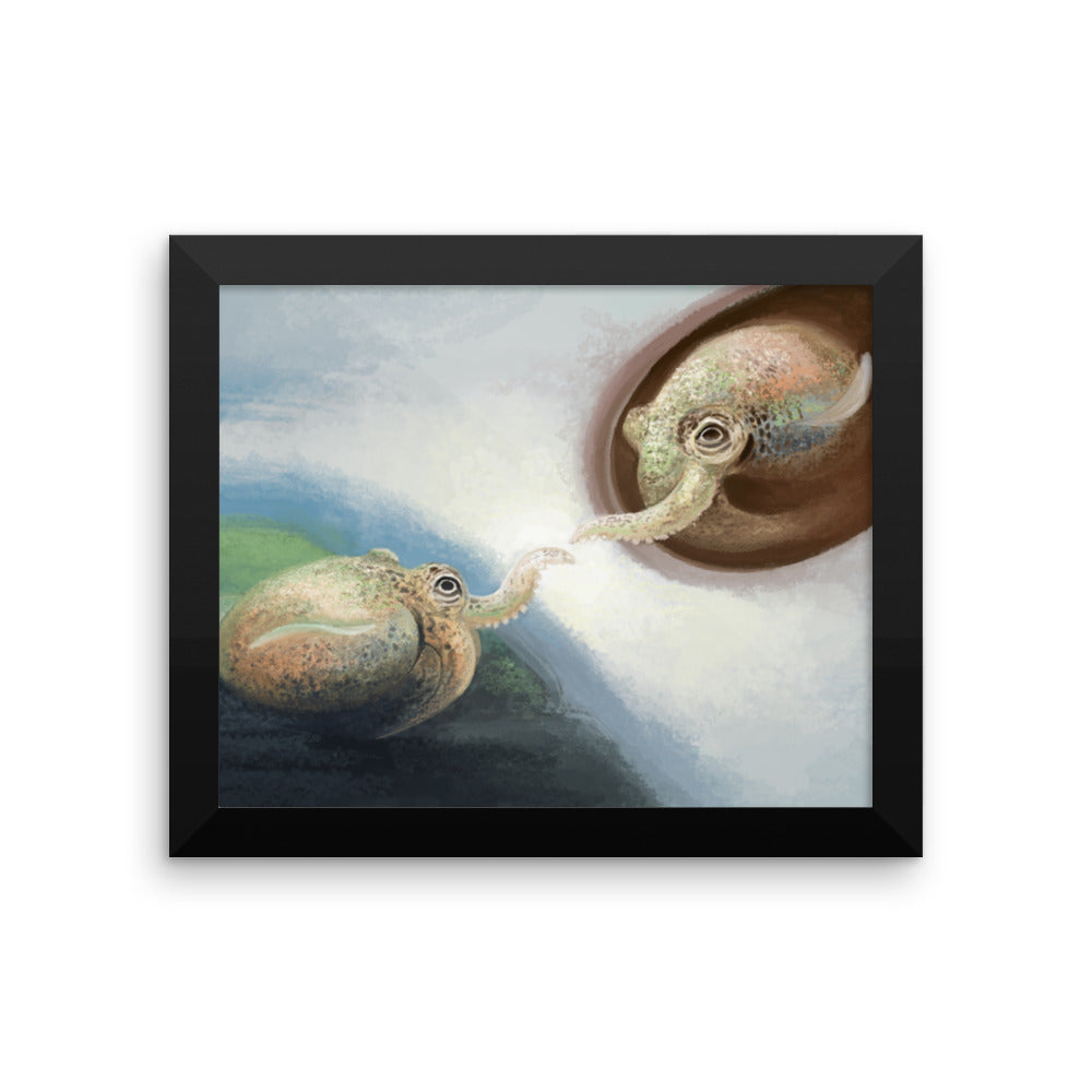 The Creation of Squadam framed print