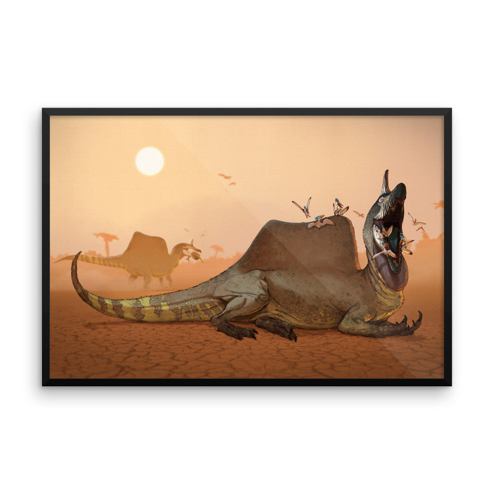 Spinosaurus framed print