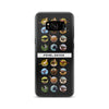Pixel Dinos (Black) Samsung Case