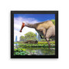 Deinocheirus framed print
