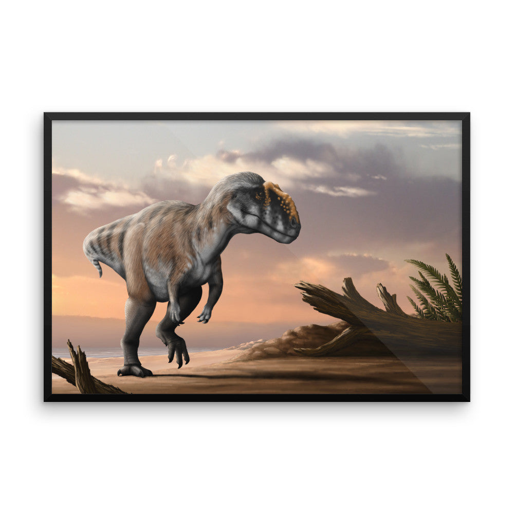 Metriacanthosaurus framed print