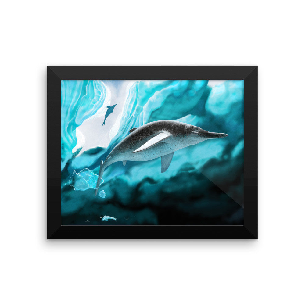 Arthropterygius framed print