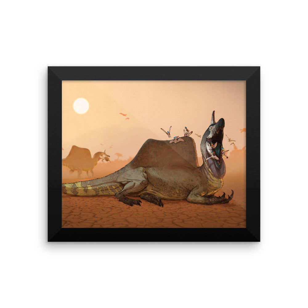 Spinosaurus framed print