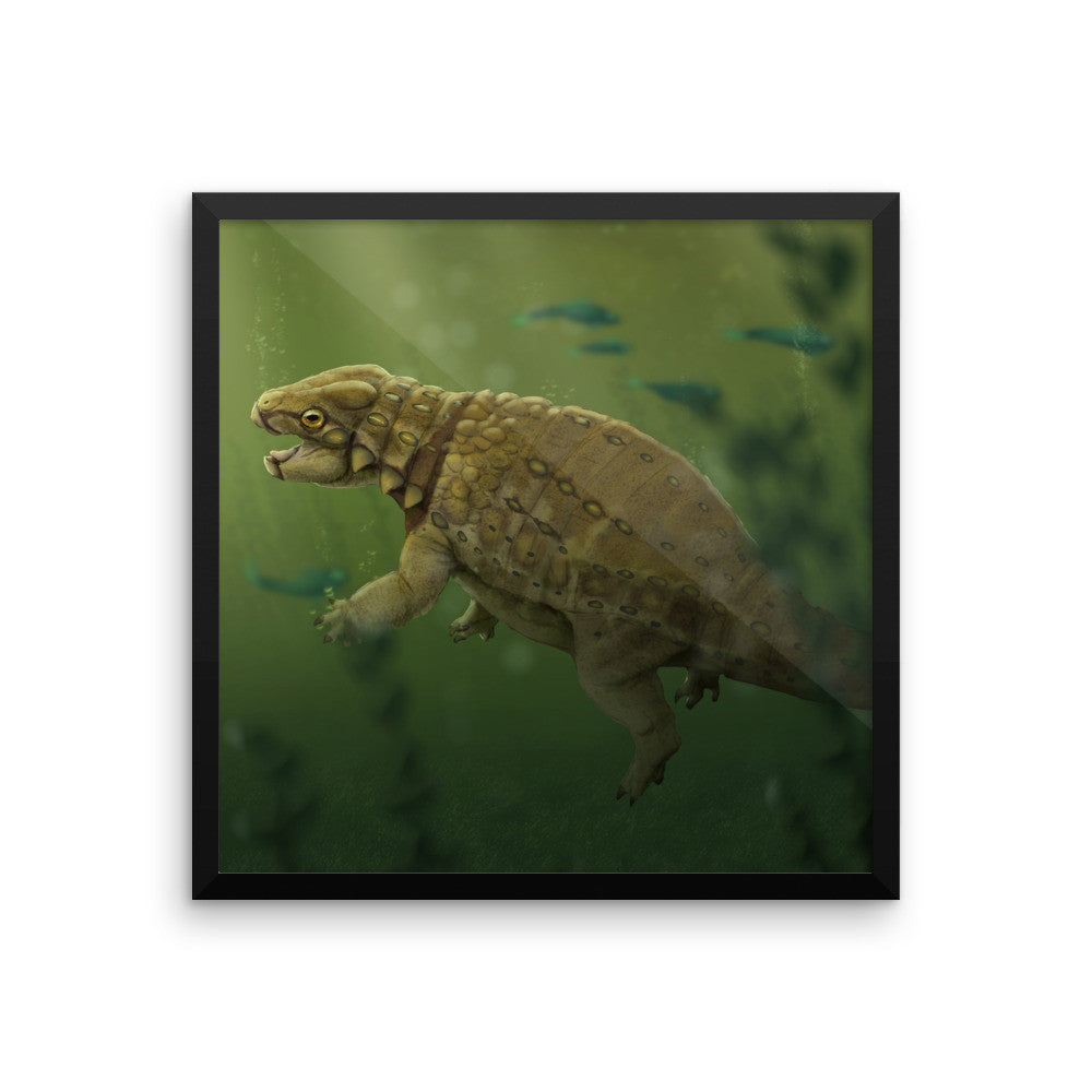 Liaoningosaurus framed print