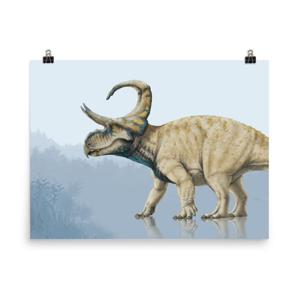 Machairoceratops poster