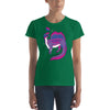 Spinosaurus Dinosaur Bisexual Pride Flag women's t-shirt
