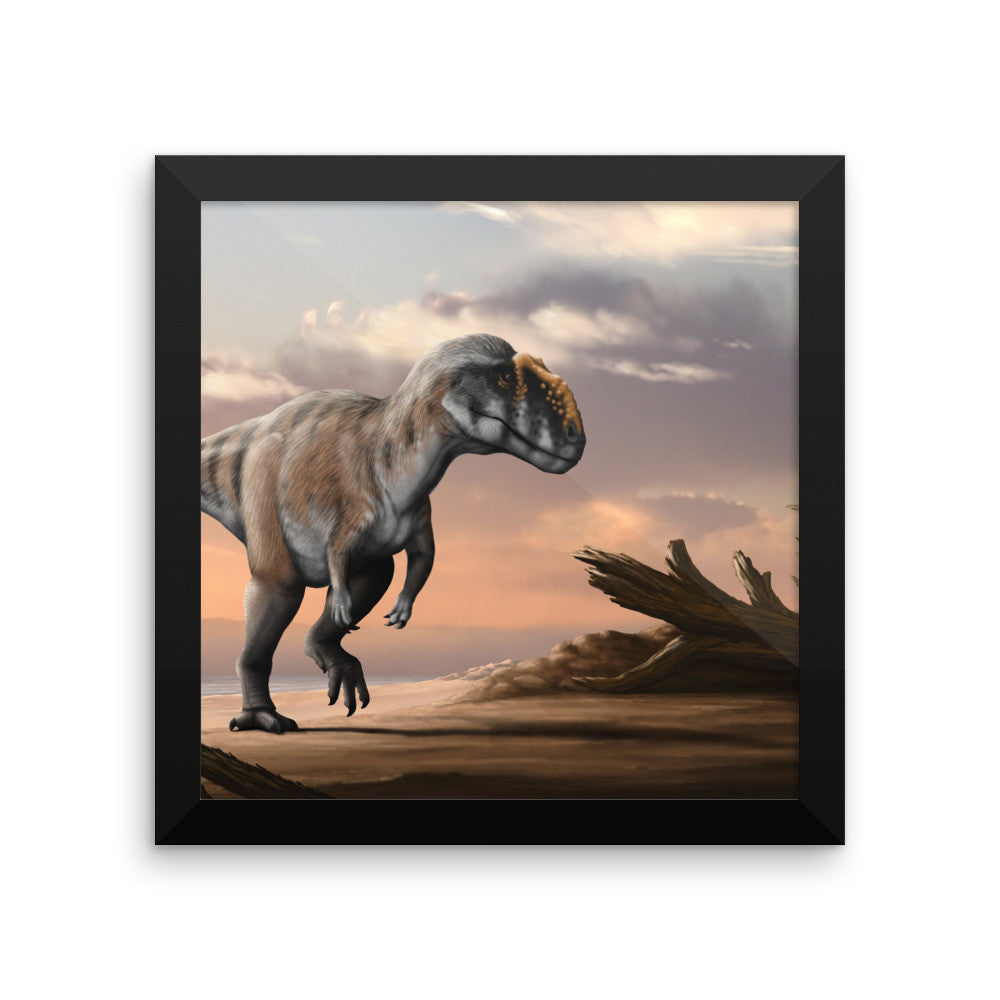 Metriacanthosaurus framed print