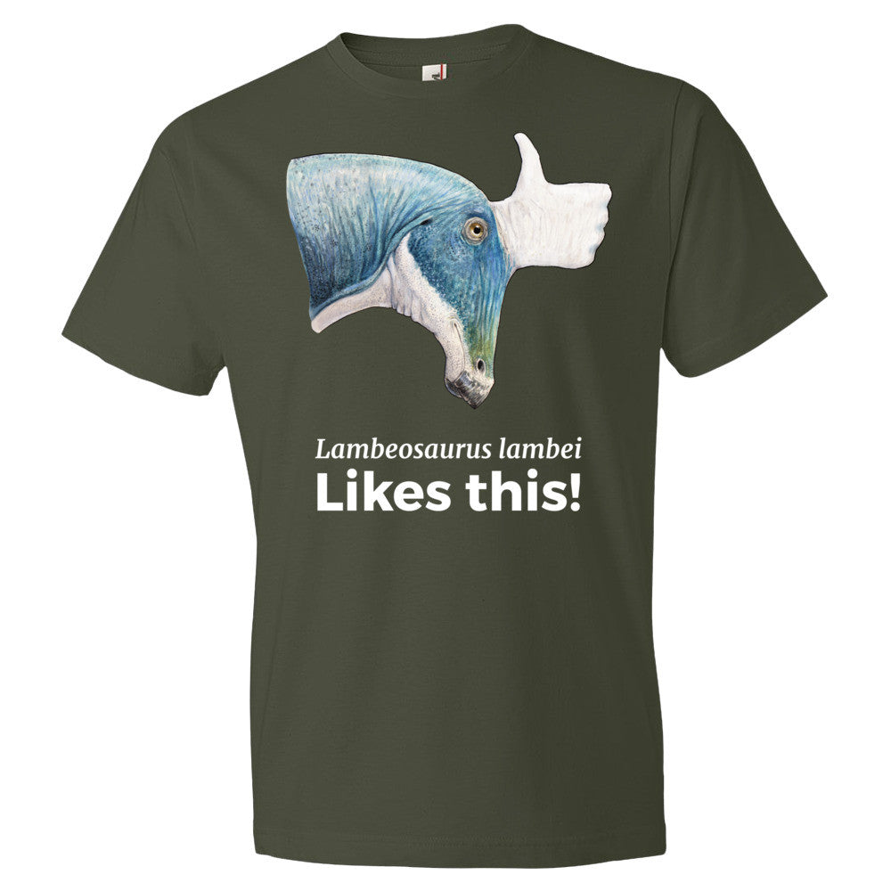 Lambeosaurus Likes t-shirt