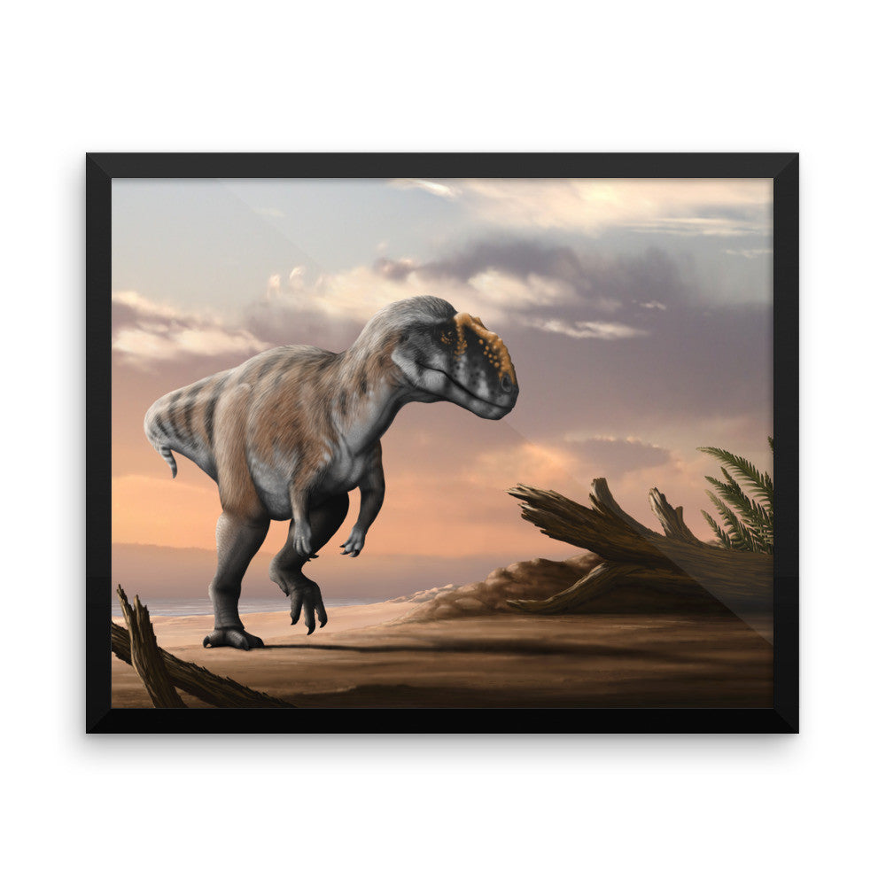 Metriacanthosaurus framed print