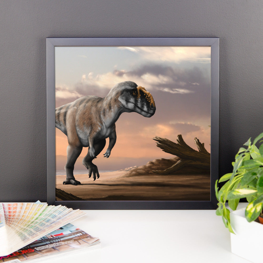 Metriacanthosaurus framed print