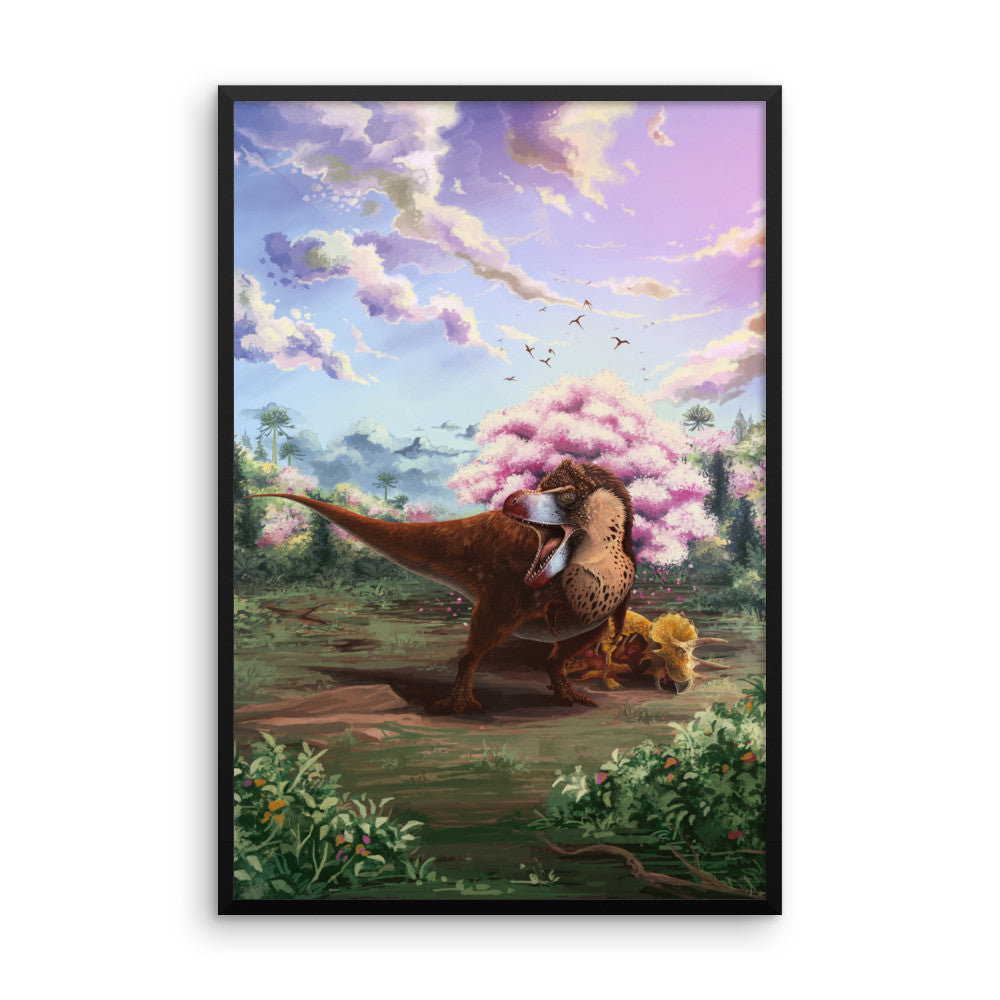 Speculative Tyrannosaurus framed print