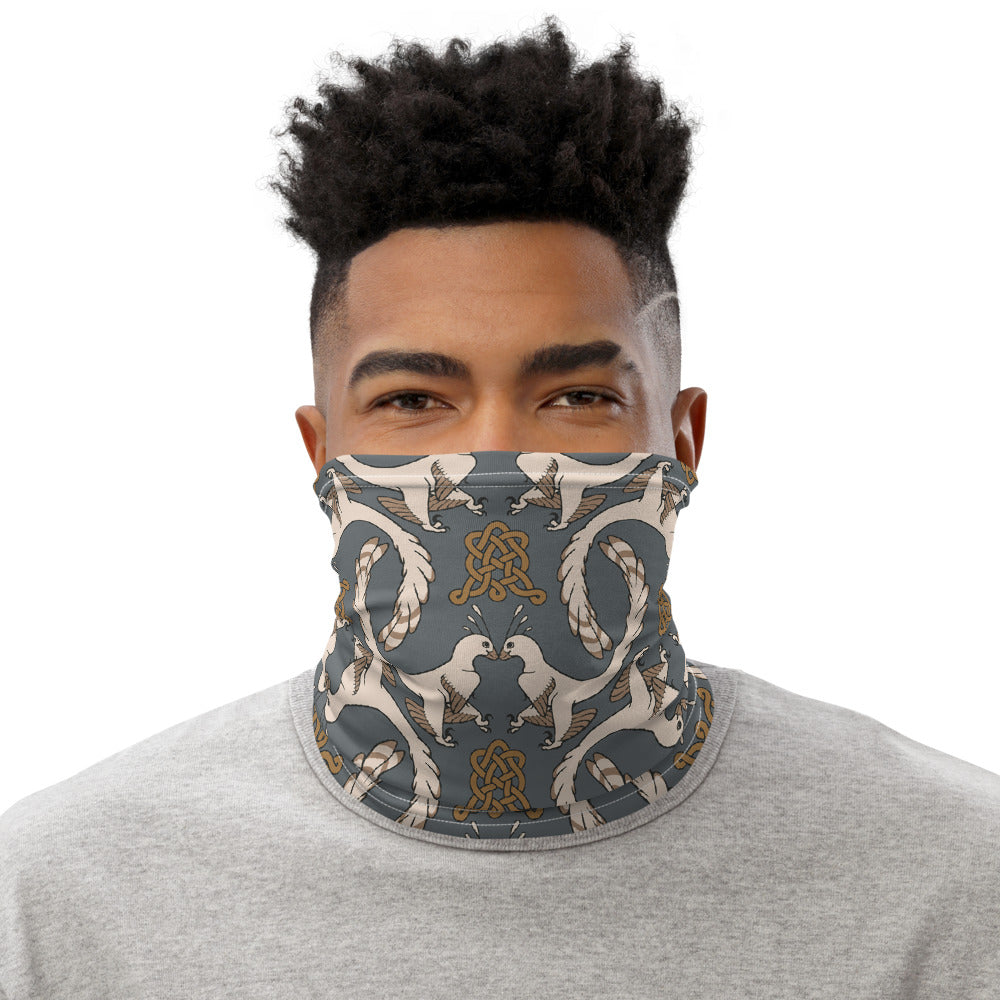 Fancy Raptors neck gaiter