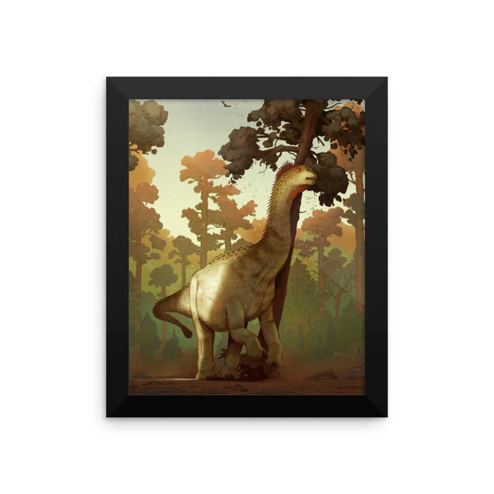 Camarasaurus framed print