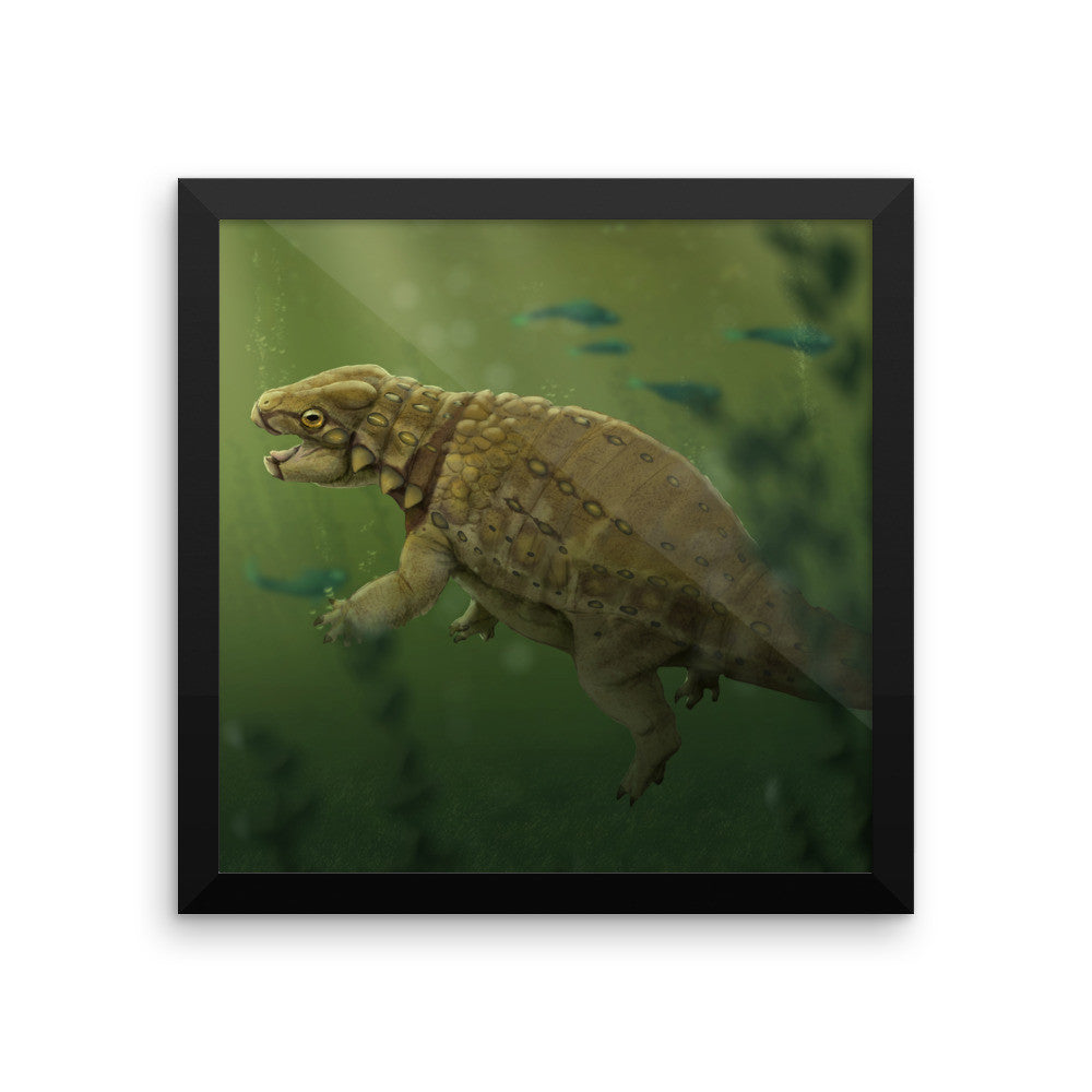 Liaoningosaurus framed print