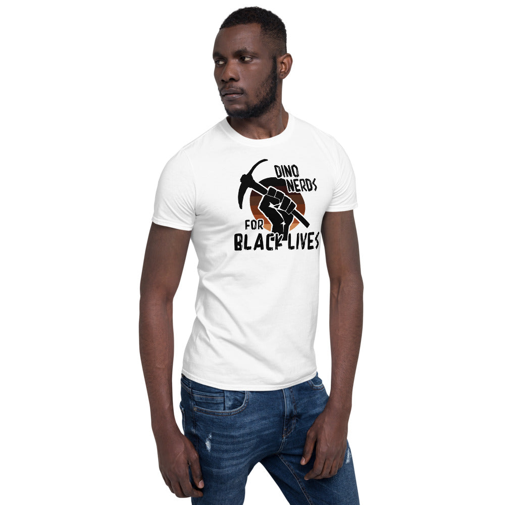 Dinosaur Nerds for Black Lives Matter unisex t-shirt