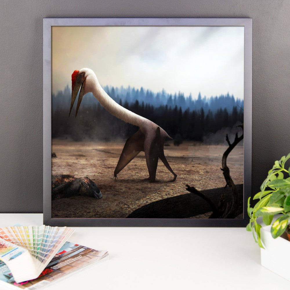 Quetzalcoatlus framed print