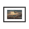 Anhanguera Sunset pterosaur framed print