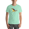 Lambeosaurus Dinosaur Non-binary Pride Flag t-shirt