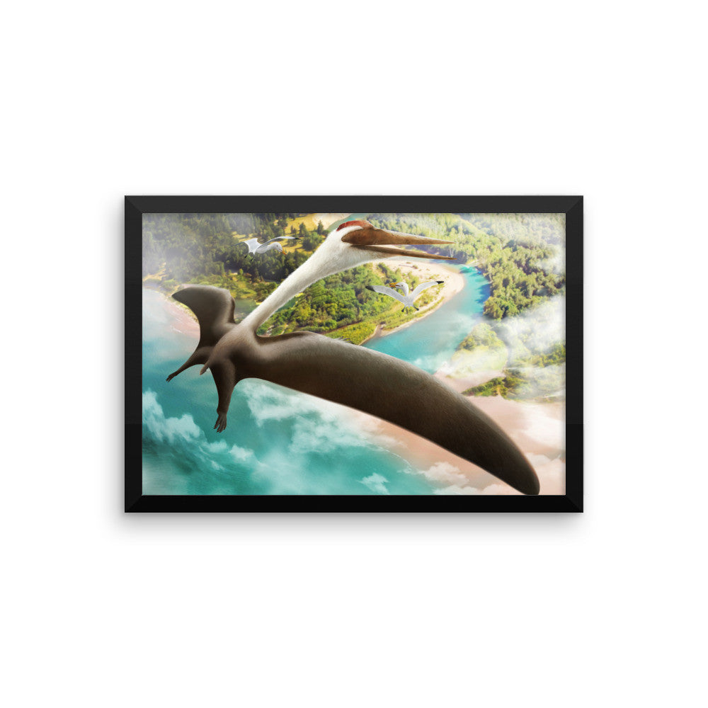 Quetzalcoatlus framed print