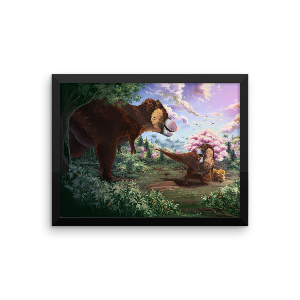 Tyrannosaurus framed print