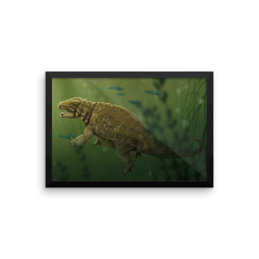 Liaoningosaurus framed print