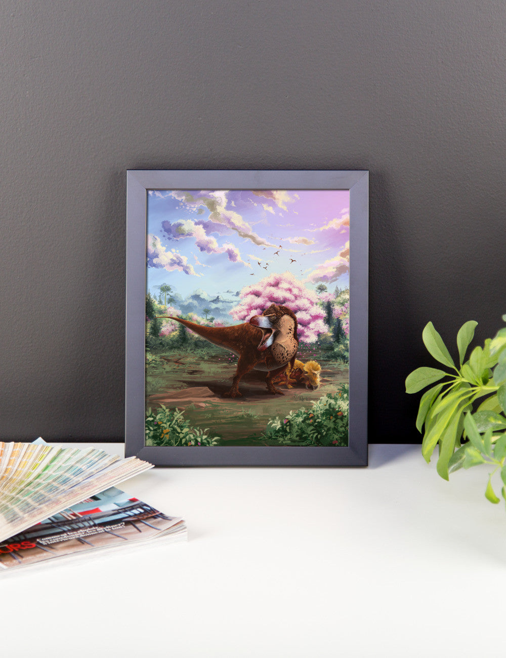 Speculative Tyrannosaurus framed print