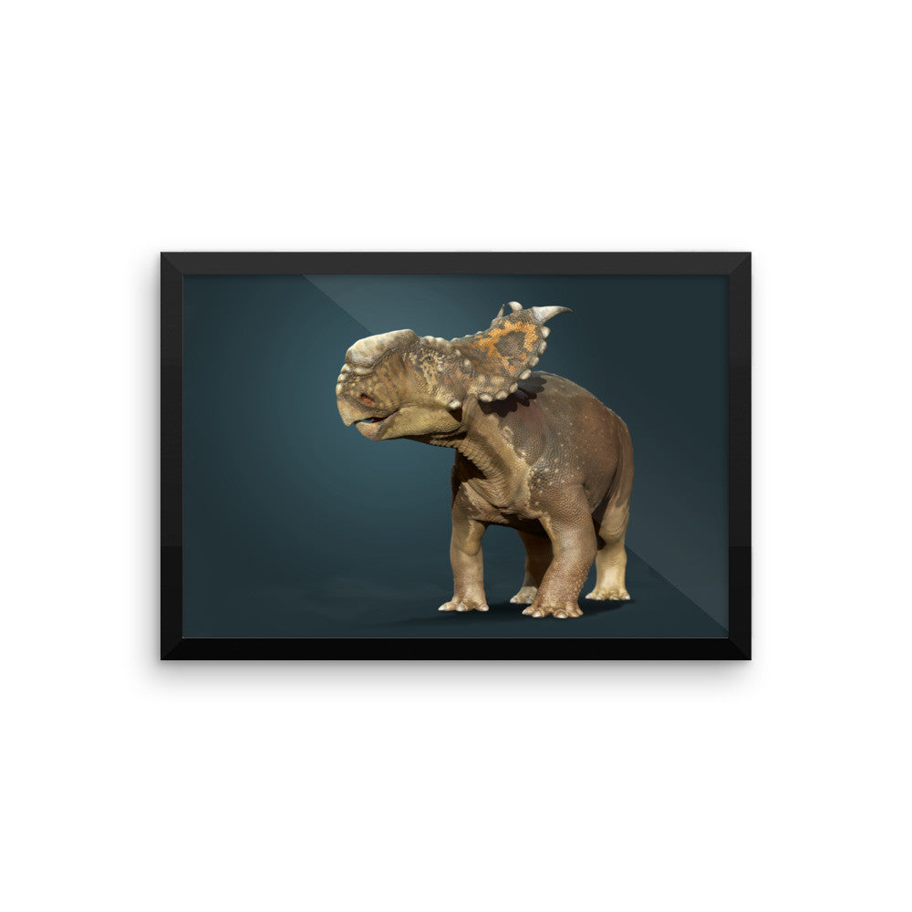 Pachyrhinosaurus framed print