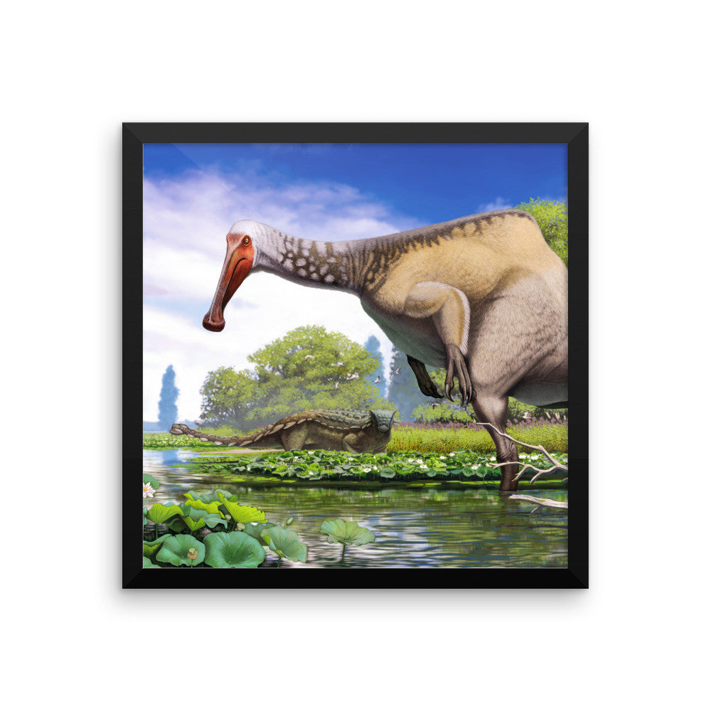 Deinocheirus framed print