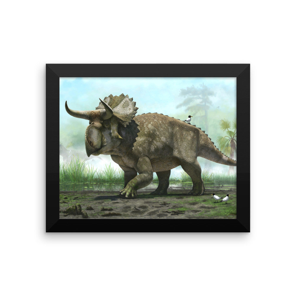 Nasutoceratops framed print