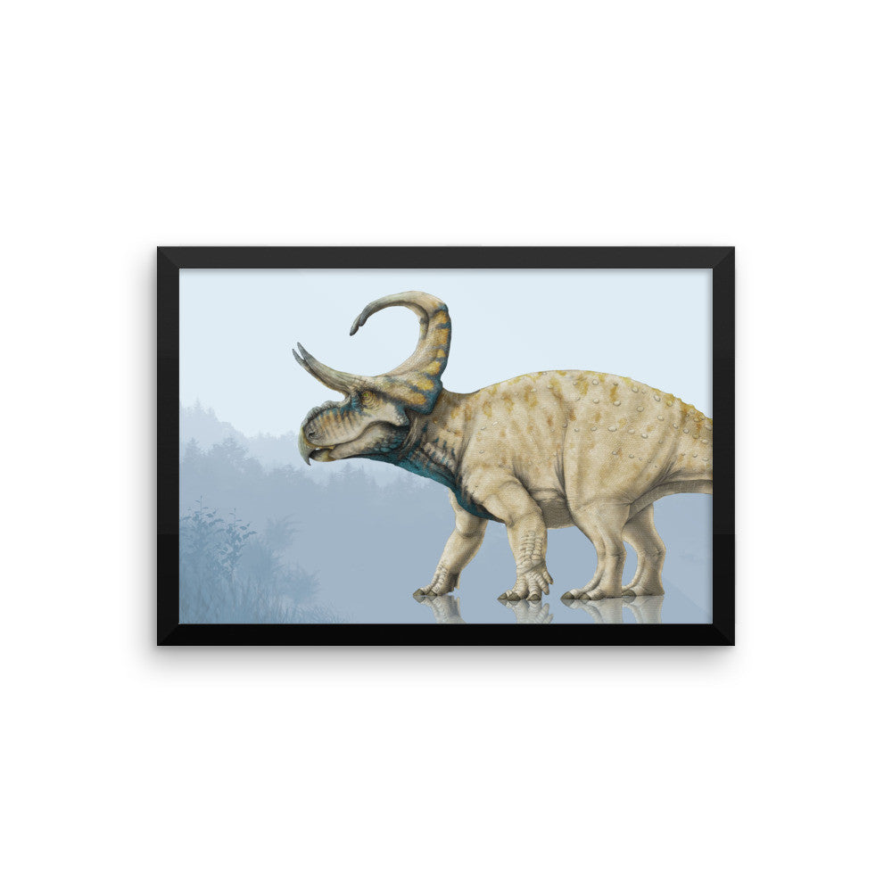 Machairoceratops framed print