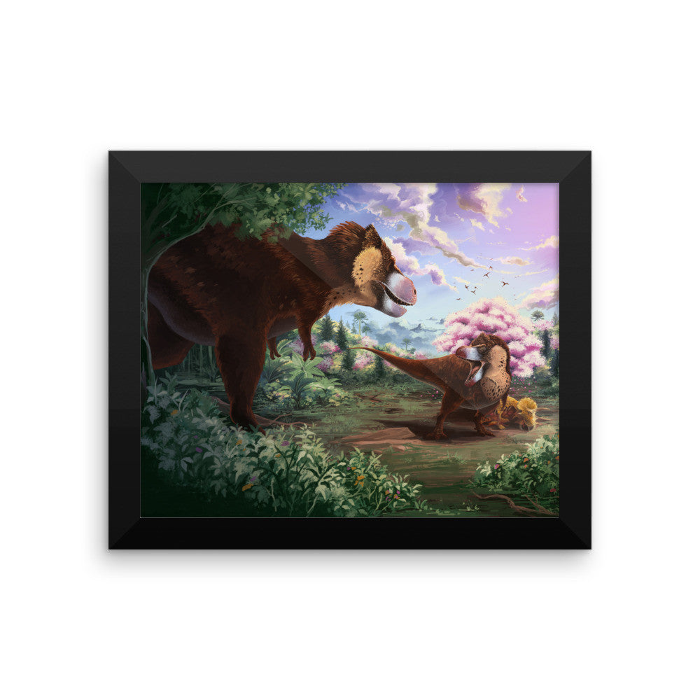 Tyrannosaurus framed print