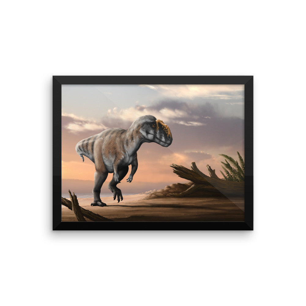 Metriacanthosaurus framed print