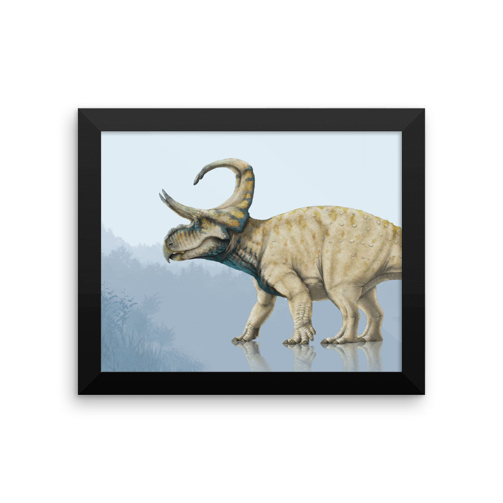 Machairoceratops framed print