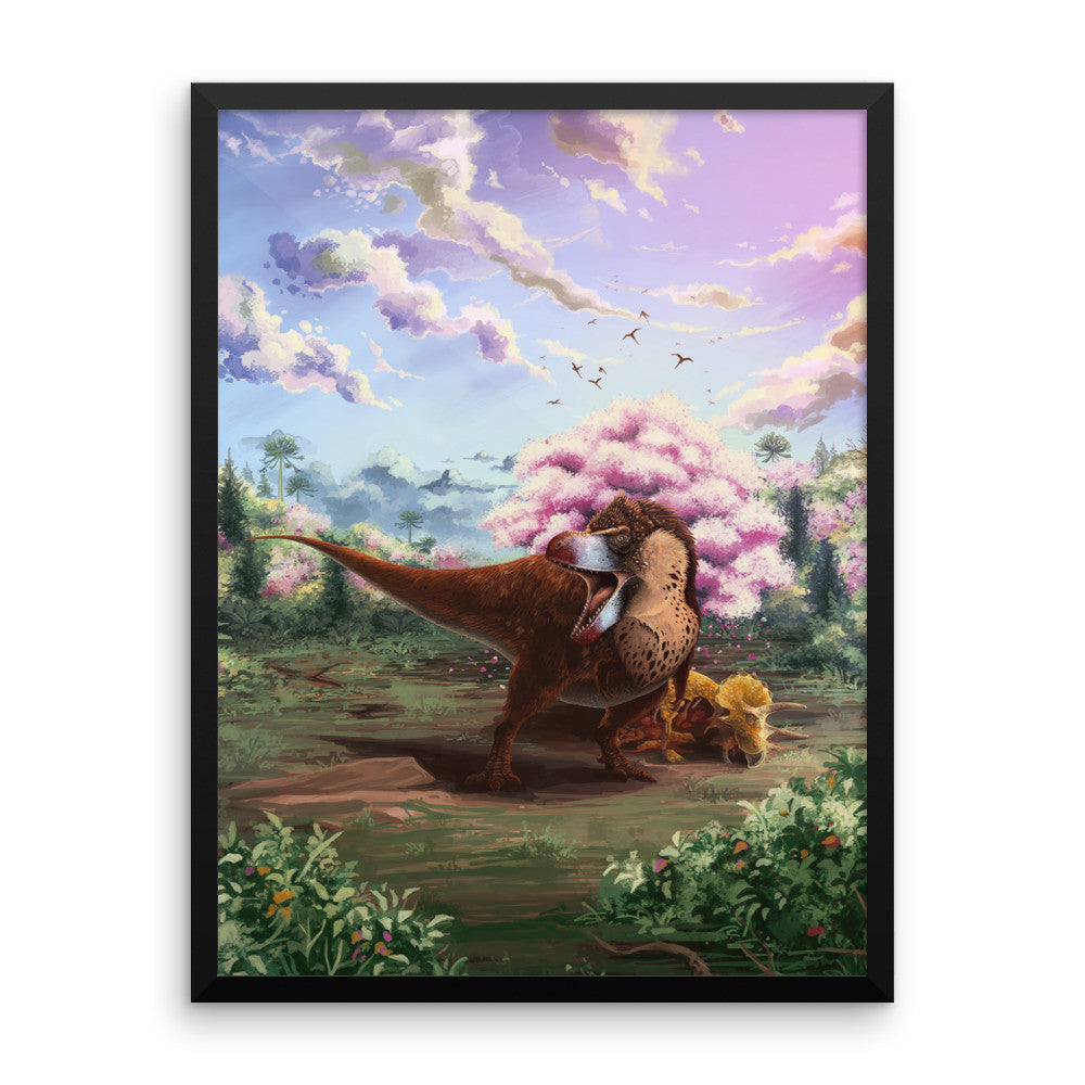 Speculative Tyrannosaurus framed print