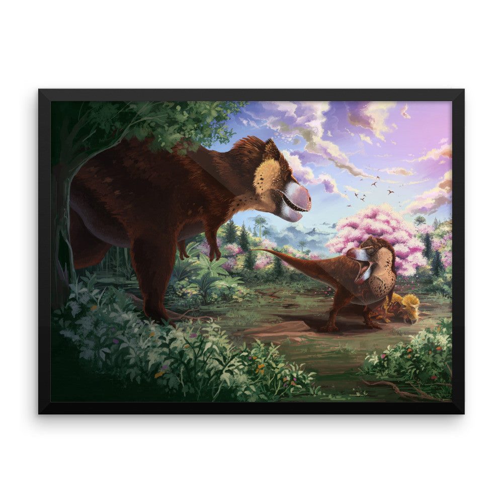 Tyrannosaurus framed print