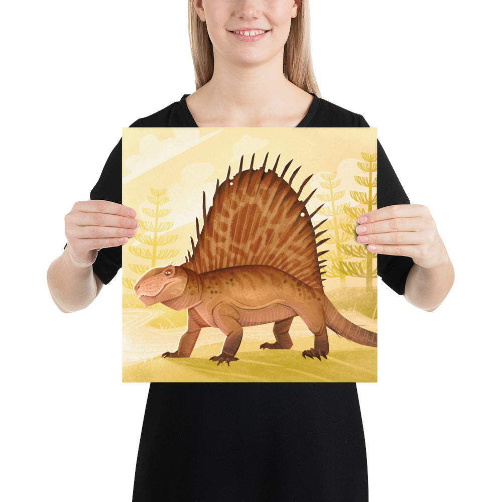 Dimetrodon Permian Weirdo poster