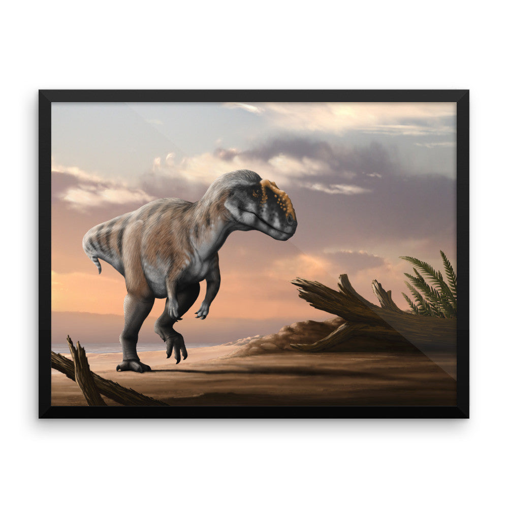 Metriacanthosaurus framed print