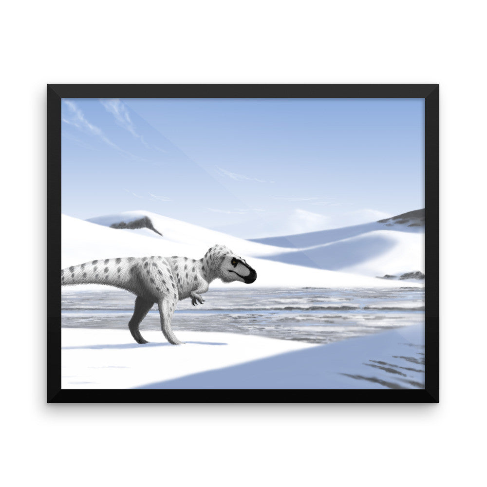 Nanuqsaurus framed print