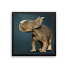 Pachyrhinosaurus framed print