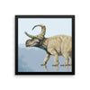 Machairoceratops framed print