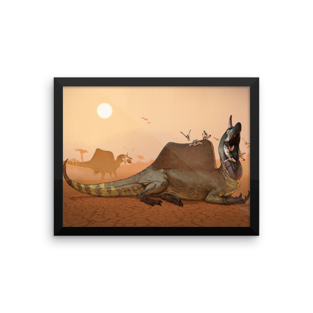 Spinosaurus framed print