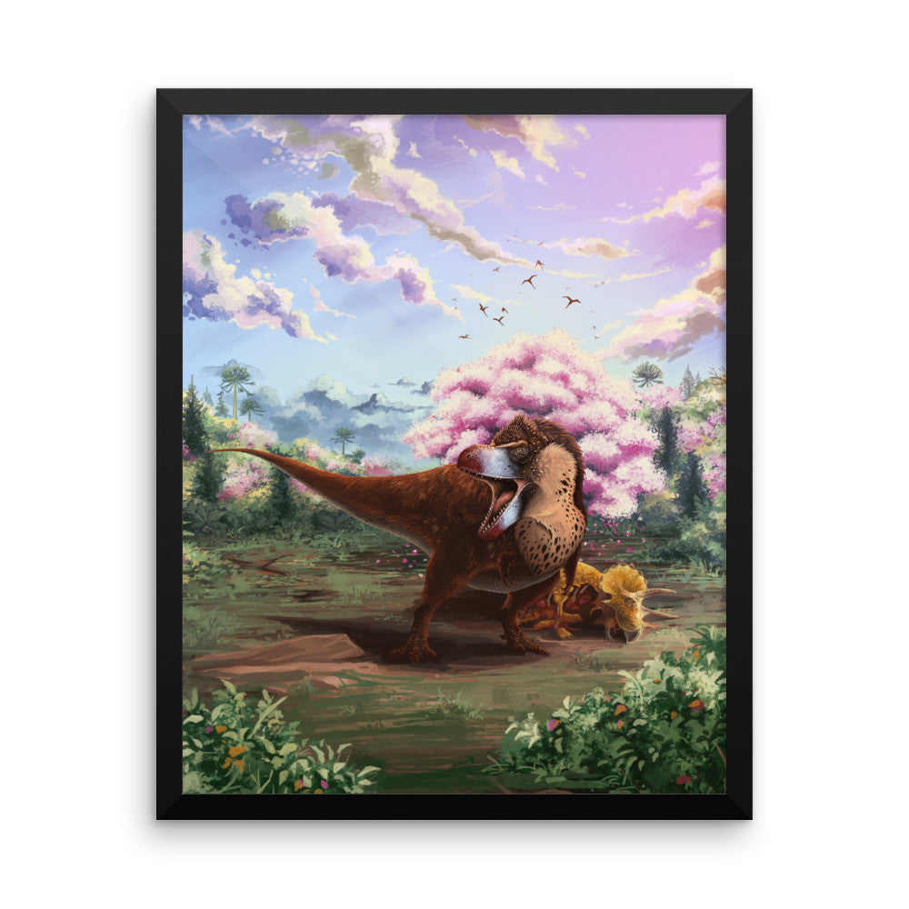 Speculative Tyrannosaurus framed print