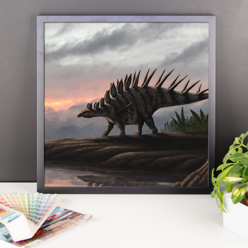 Kentrosaurus framed print