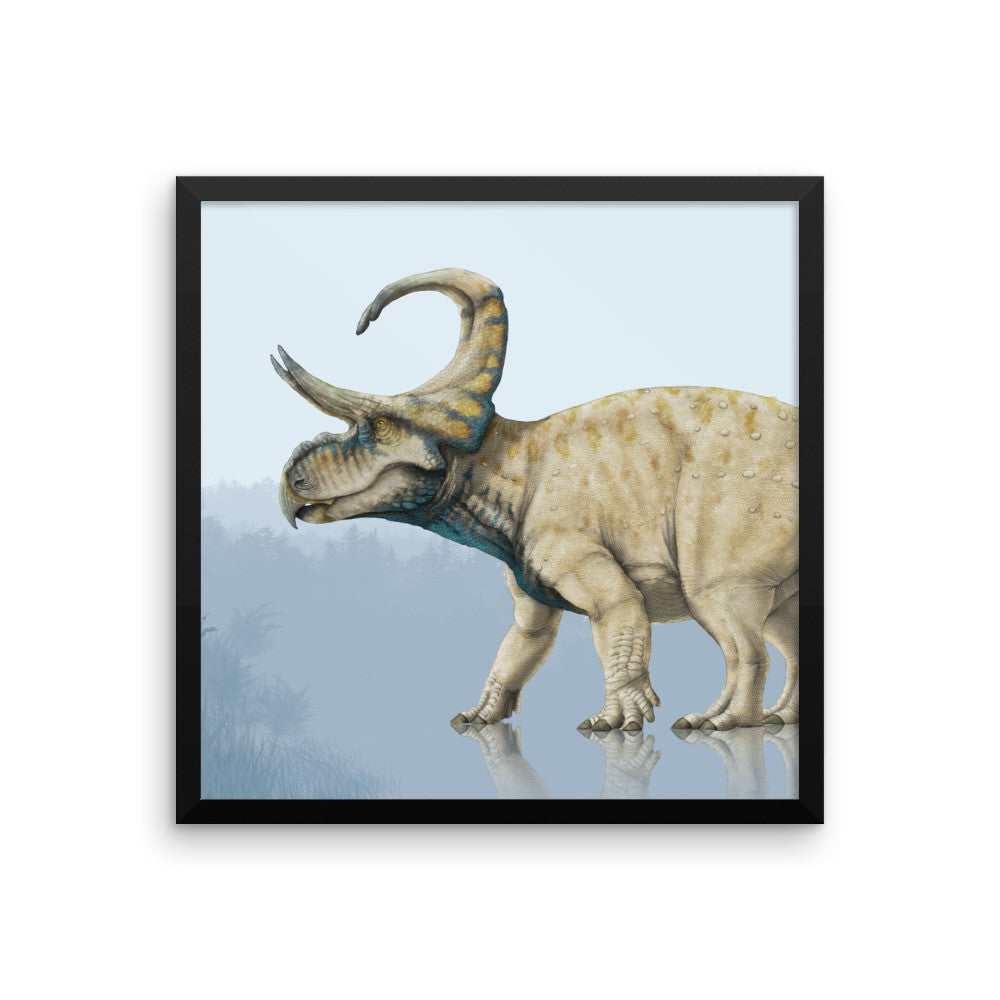 Machairoceratops framed print